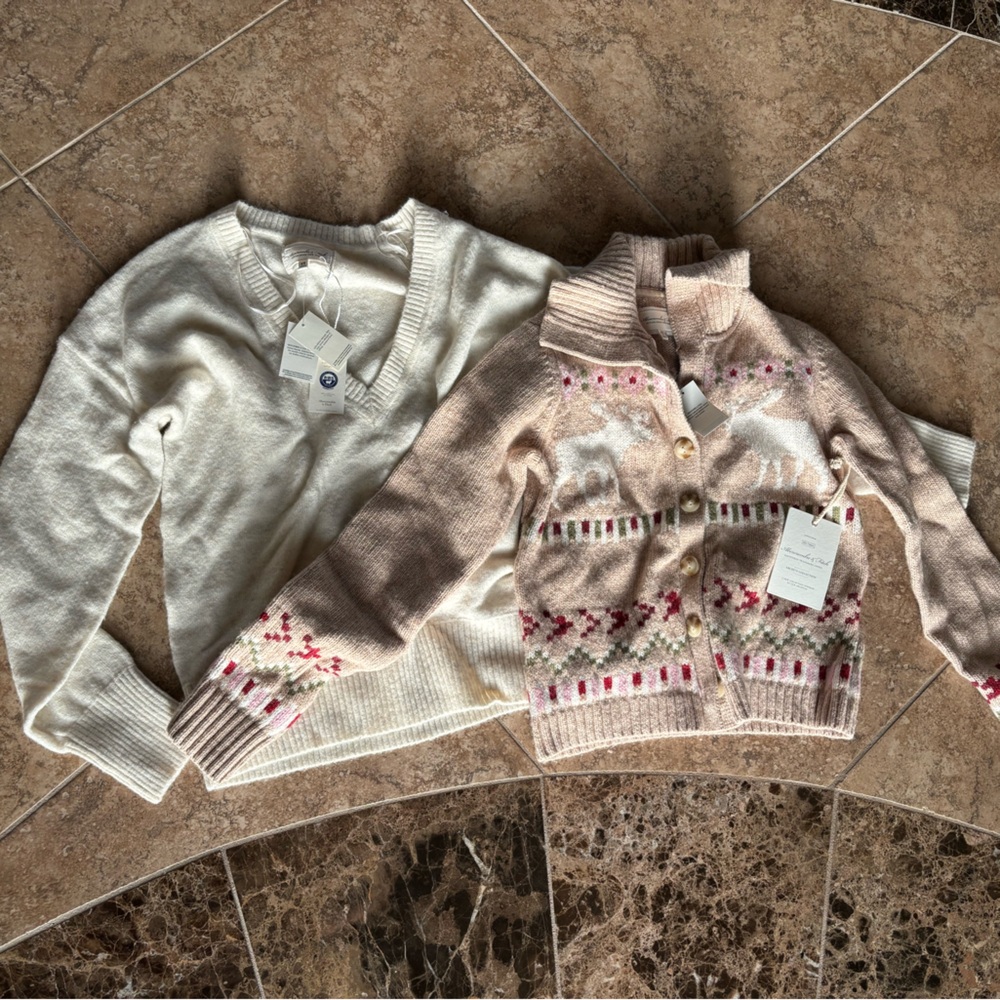 NWT Abercrombie & Fitch Y2K Archive Sweater Set - XS